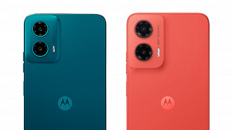 Comparativo de câmeras: Moto G34 (a esquerda) e Moto G35. Imagem: Oficina da Net