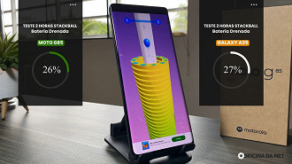 Teste de bateria do Moto G85