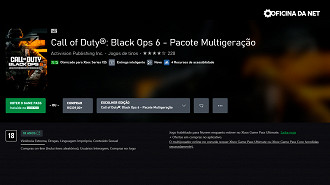 Call of Duty Black Ops 6 já disponível na GamePass