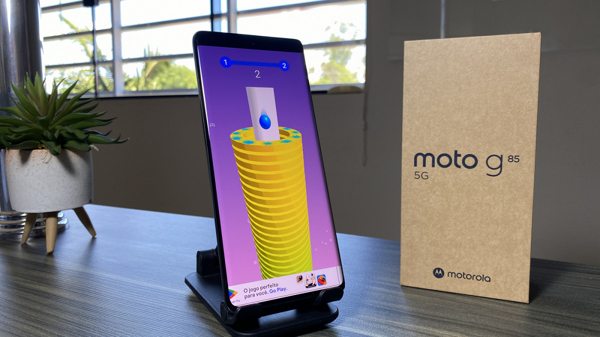 Teste de bateria do Moto G85