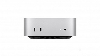 O novo Apple Mac mini é ainda mais compacto. Imagem: Apple/Reprodução