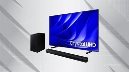 OFERTA | Smart Big TV 75 Crystal UHD + Soundbar da Samsung em promoção nessa semana