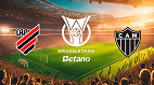 Athletico x Atlético-MG não terá transmissão na TV: Veja onde assistir ao vivo online o jogo do Brasileirão