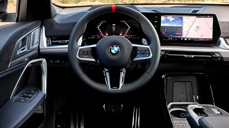 Volante do BMW X2 M35i. Imagem: BMW/Reprodução