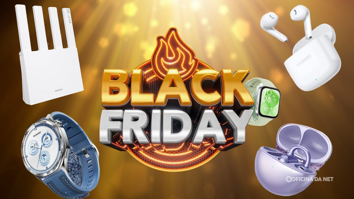 Huawei já está em Black Friday. Imagem: Oficina da Net