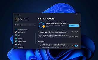 Alguns usuários não estão conseguindo completar a instalação da atualização. Imagem: Windows Latest/Reprodução