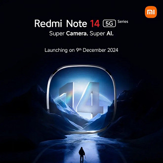 Linha Redmi Note 14 será lançada globalmente em 9 de dezembro