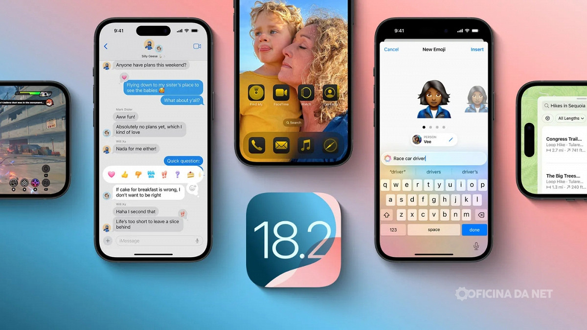 Apple lança 4ª versão beta do iOS 18.2 e iPadOS 18.2.