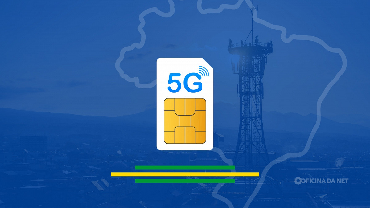 Anatel libera sinal 5G em todo o Brasil. Imagem: Oficina da Net