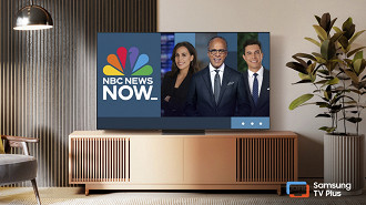 O canal NBC News NOW oferece uma programação jornalística completa. Imagem: Samsung/Reprodução