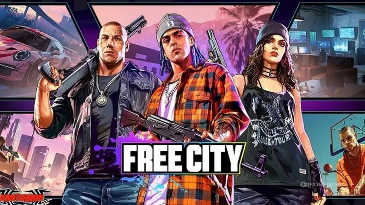 Free City é o novo jogo da Garena e se parece com GTA. Imagem: Reprodução