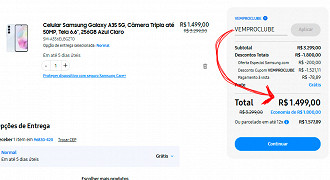 Testamos o cupom: VEMPROCLUBE