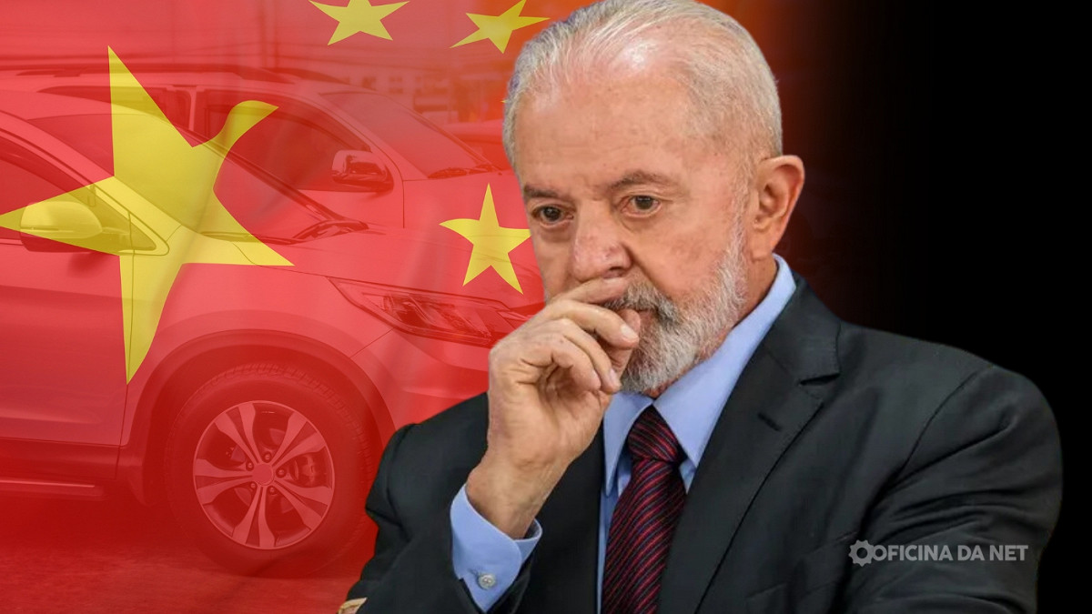 Presidente Lula deve decidir sobre a antecipação do aumento do imposto de importação para carros elétricos. Imagem: Ofiina da Net