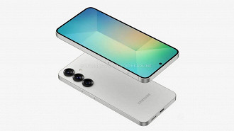 Possível design do Galaxy S25. Imagem: OnLeaks/Reprodução