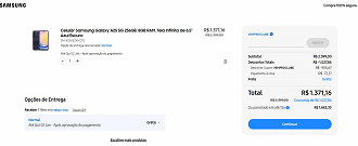 Galaxy A25 5G em oferta na Samsung!