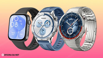 3 smartwatches da Huawei com tela AMOLED para comprar em 2024