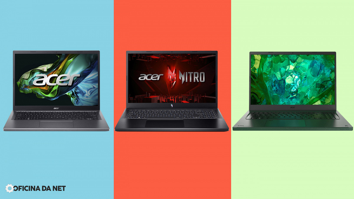 Notebooks da Acer com Intel Core i5