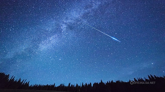 O ano de 2025 já começa com uma chuva de meteoros. Imagem: Reprodução