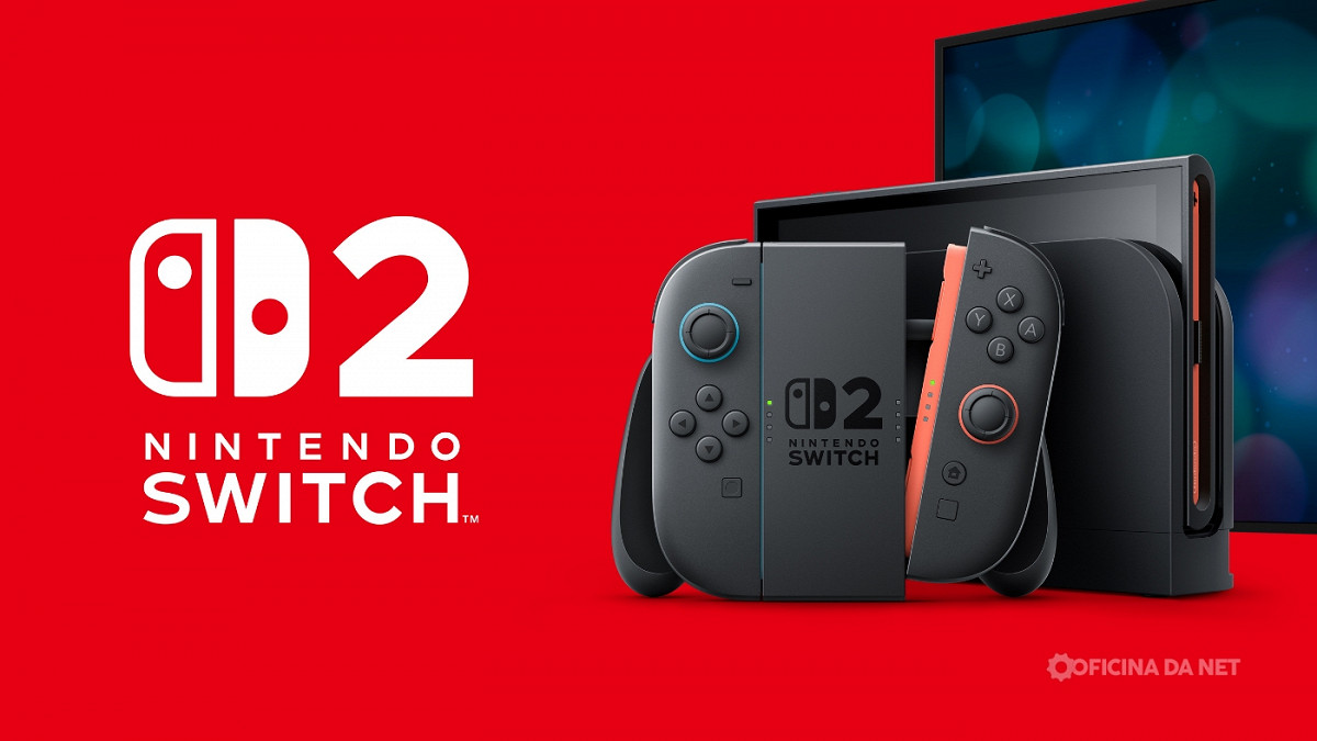 Nintendo Switch 2 será lançado em 2025. Imagem: Nintendo/Reprodução