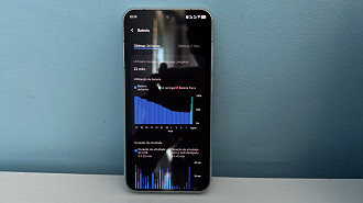 A bateria de silício-carbono de 5700mAh garante uma excelente autonomia para 1 dia e meio de uso moderado