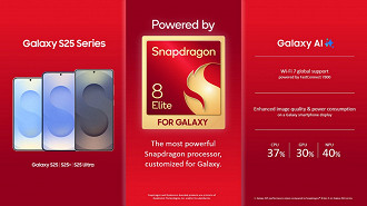 Todos os três modelos contam com o Snapdragon 8 Elite For Galaxy com suporte a mensagens via satélite