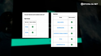 Status da EA mostra funcionamento