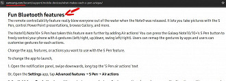 Samsung diz que é legal ter uma S Pen Bluetooth