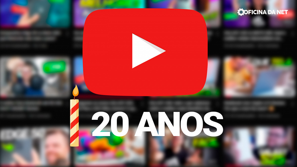 Youtube comemora 20 anos