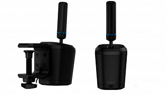 RS Shifter & Handbrake. Imagem: Logitech G/Reprodução