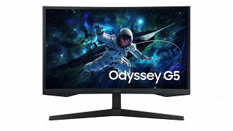 Odyssey G5 2025. Imagem: Samsung/Reprodução