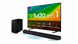 Smart TV 50 QLED 4K + Soundbar