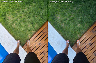 Comparativo de fotos: Galaxy A55 e Galaxy S25+