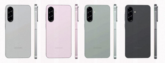 Cores do Galaxy A56. Imagem: Reprodução