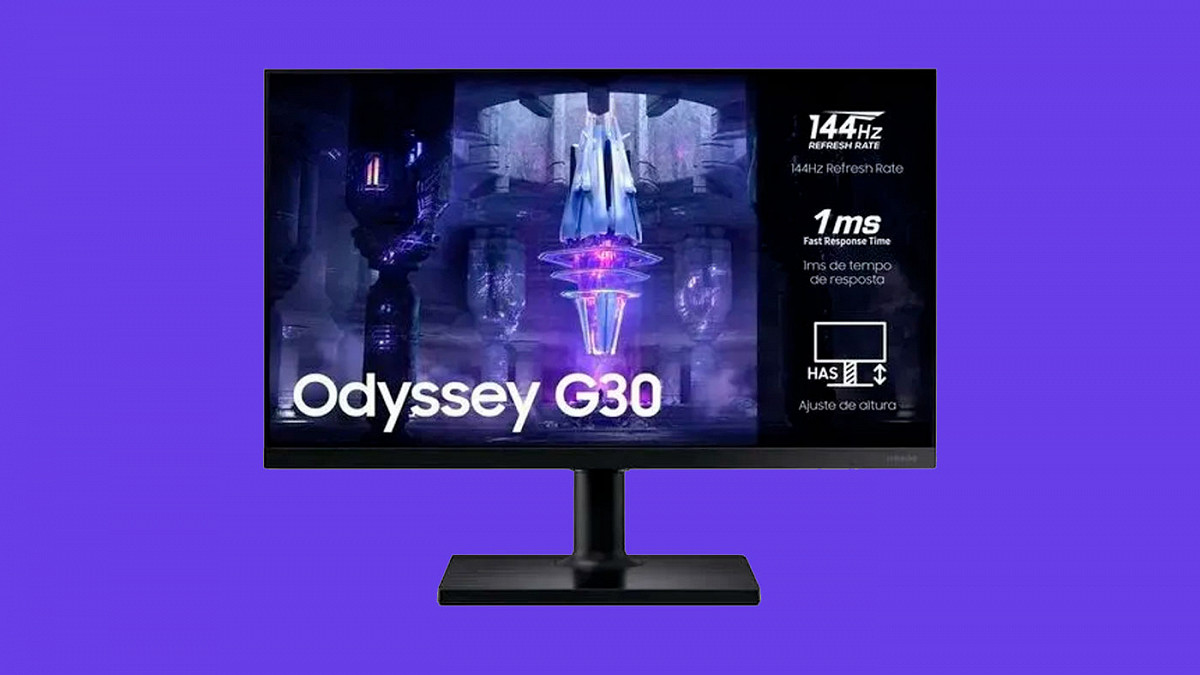 Monitor Gamer Samsung Odyssey G30 24” FHD 