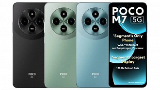 POCO M7 5G. Imagem: Oficina da Net