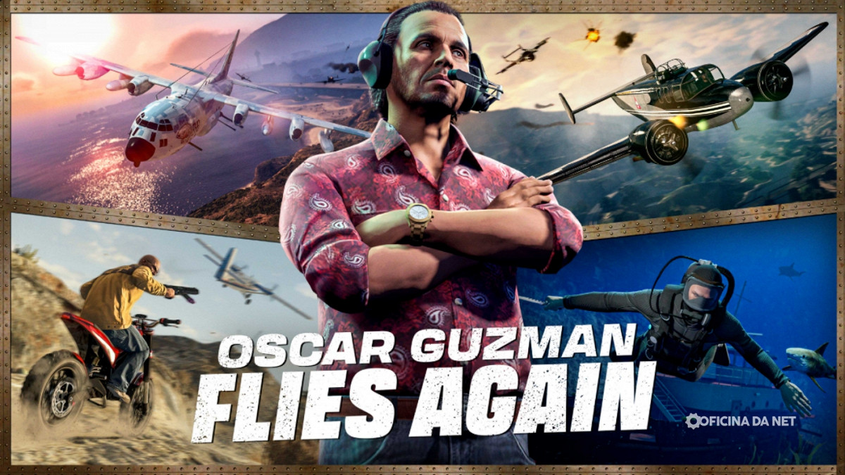 Oscar Guzman está de volta ao GTA Online. Imagem: Reprodução