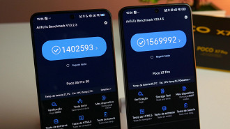 Pontuação no AnTuTu: POCO X6 Pro VS POCO X7 Pro