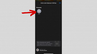 Passo 4 de: Como enviar um arquivo via AirDrop?