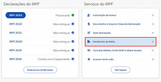 Passo 4 de: Como verificar se minha Declaração do IR caiu na malha fina?