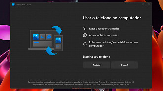 Passo 1 de: Como vincular o iPhone no Windows 11