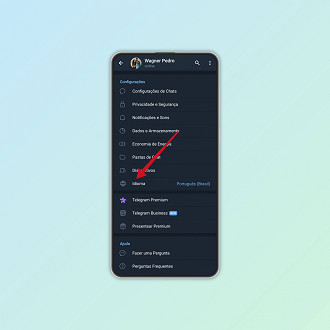 Passo 3 de: Como ativar a tradução de mensagens no Telegram