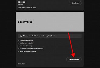 Passo 4 de: Como cancelar sua assinatura Premium do Spotify