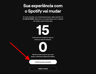 Passo 5 de: Como cancelar sua assinatura Premium do Spotify