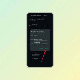 Passo 5 de: Como enviar fotos e vídeos em HD por padrão no WhatsApp