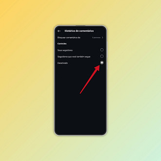 Passo 5 de: Como desativar comentários nos Stories do Instagram