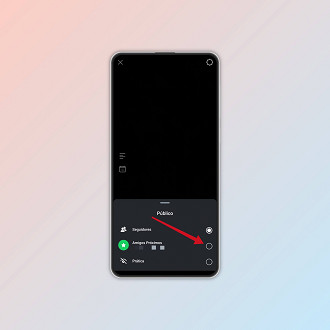 Passo 4 de: Como fazer live no Instagram apenas para amigos próximos