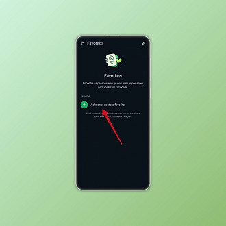 Passo 4 de: Como favoritar um contato no WhatsApp