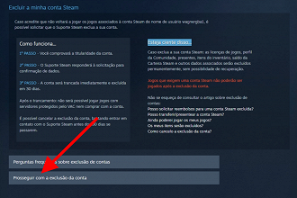 Passo 5 de: Como excluir uma conta da Steam