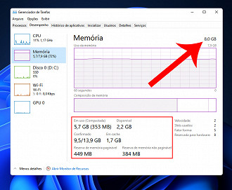 Passo 4 de: Como descobrir a memória RAM do PC com Windows 11