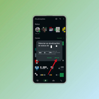Passo 2 de: Como silenciar o status de alguém no WhatsApp (celular)